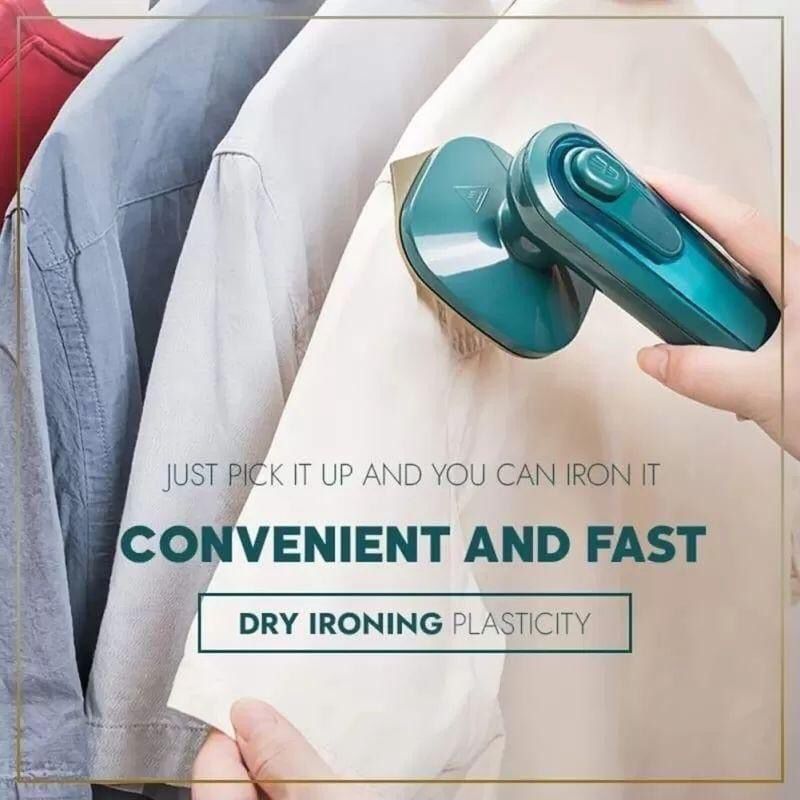 STEAM IRON FOR EFFECTIVE VERTICAL IRONING 30W  - 1 PC GREEN FINISHING DESIGN